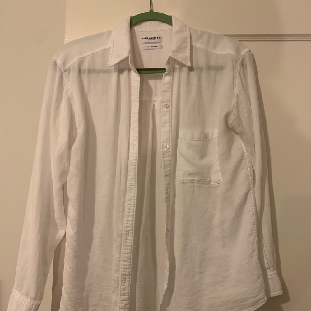 Aritzia collared long sleeve